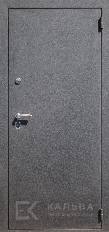 Фото «Стальная дверь серый муар с внутренней панелью светлый дуб №18»